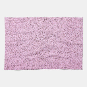 Pastel Pink Concrete Texture Kitchen Towel