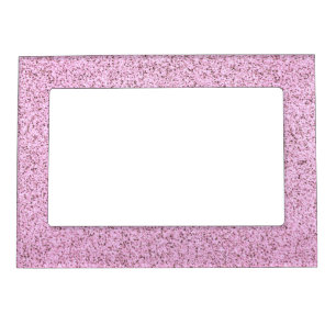 Pastel Pink Concrete Texture Magnetic Frame