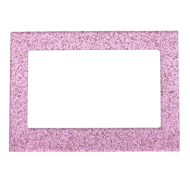 Pastel Pink Concrete Texture Magnetic Frame (Front)
