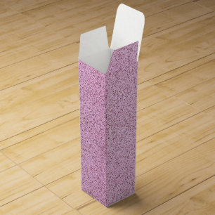 Pastel Pink Concrete Texture Wine Box