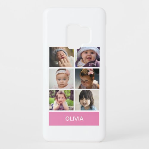 Pastel Pink Custom Photo â Personalized Case_Mate Samsung Galaxy S9 Case