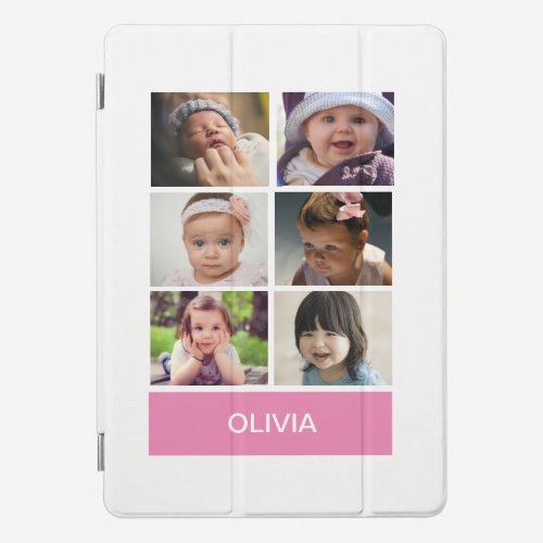 Pastel Pink Custom Photo – Personalized iPad Pro Cover