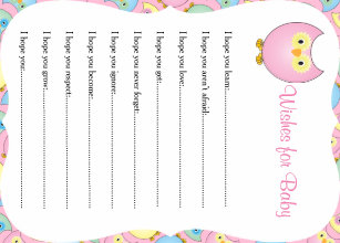 Wishes Baby Notepads Zazzle