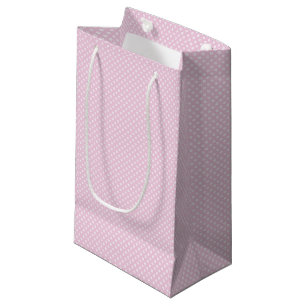 Pastel Pink Daisy Flower Pattern Gift Wrap Small Gift Bag