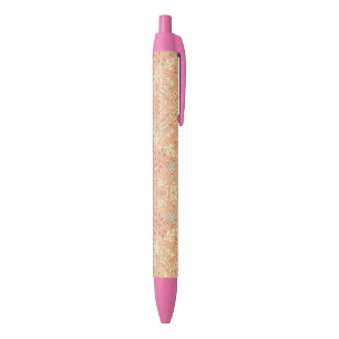 Pastel Pink Decorative Flowers Pen