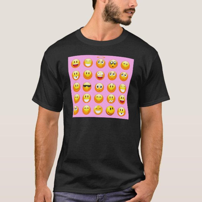 pastel pink emoji T-Shirt (Front)
