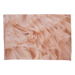 Pastel Pink Fabric: Elegant Textures. Pillow Case