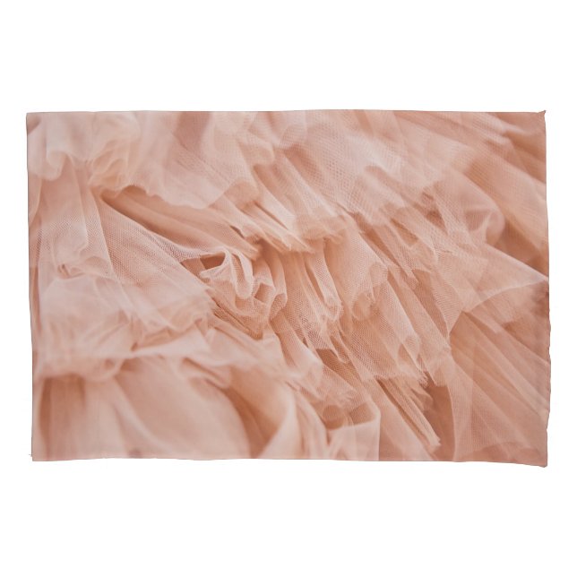 Pastel Pink Fabric: Elegant Textures. Pillow Case (Front)