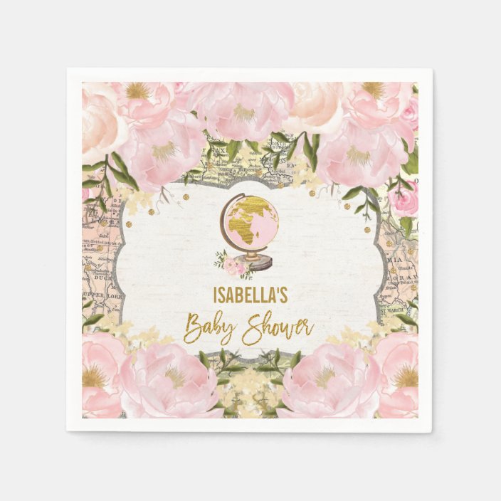 pastel pink baby shower