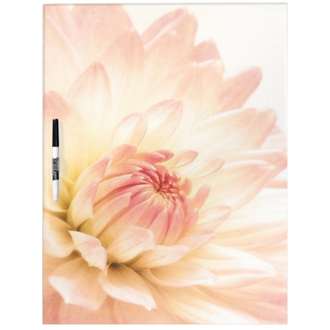 Pastel Pink Flower Dry Erase Board (Front)