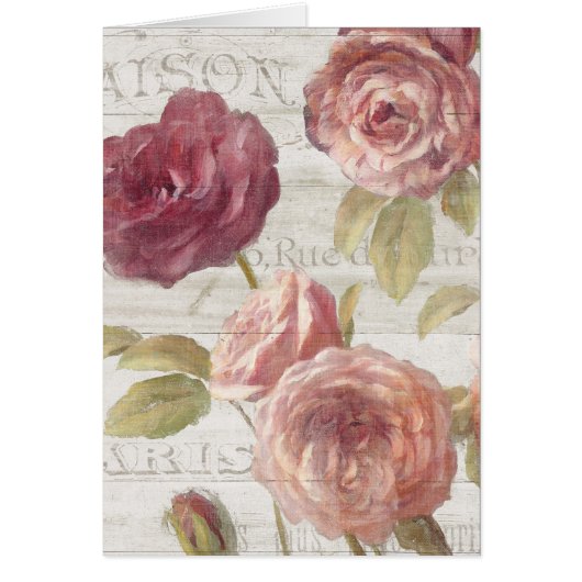 Pastel Pink French Roses (Front)