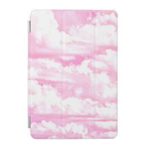 Pastel Pink Girly Clouds Decor iPad Mini Cover