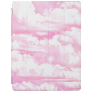 Pastel Pink Girly Clouds Decor iPad Smart Cover