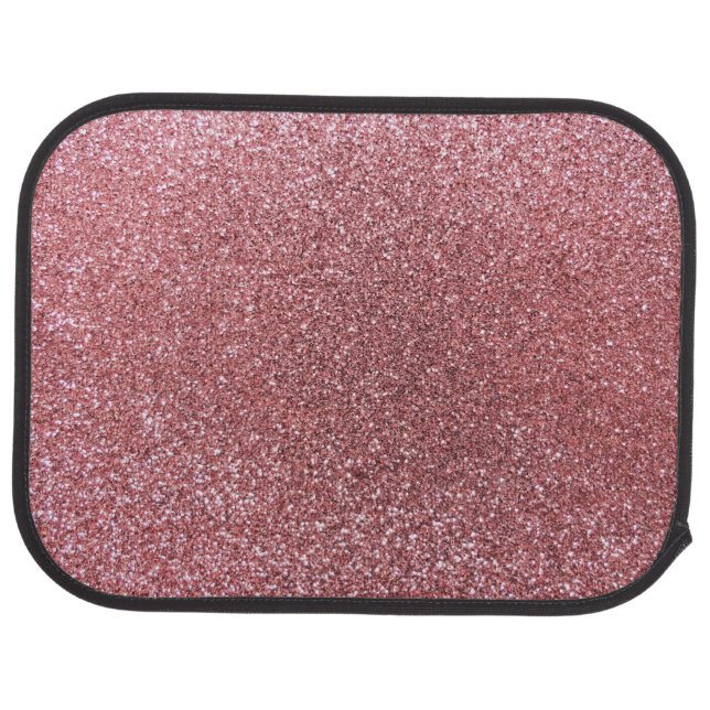 Pastel pink glitter car mat (Rear)