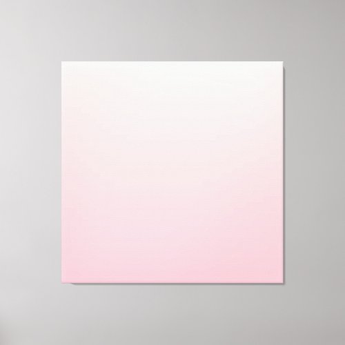 Pastel Pink Gradient Background Canvas Print