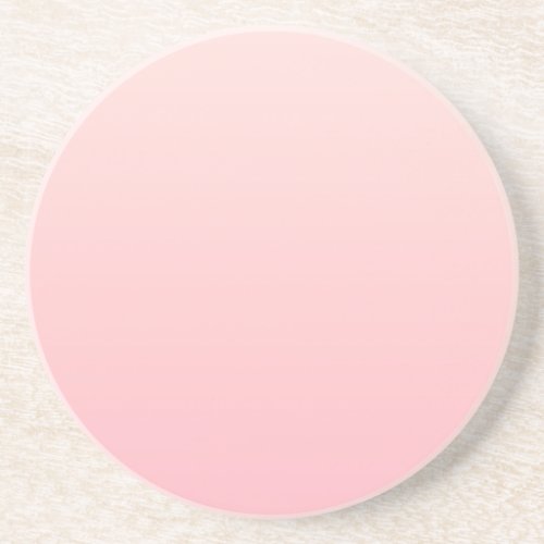 Pastel Pink Gradient Background Coaster