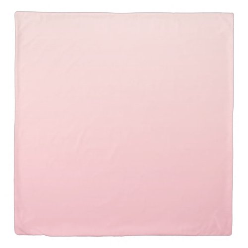 Pastel Pink Gradient Background Duvet Cover