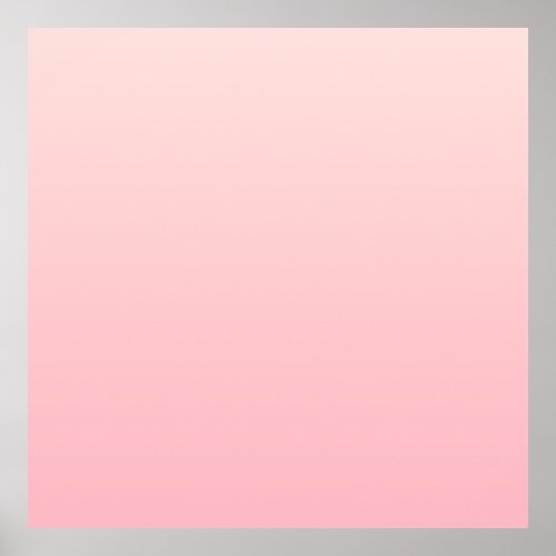 Pastel Pink Gradient Background Poster