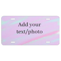Pastel pink green add photo text watercolor retro