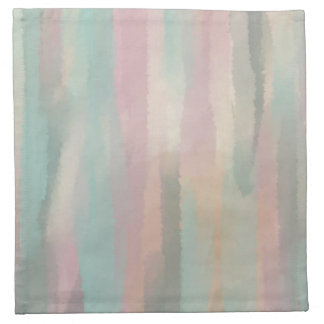 Pastel Pink & Green Esthetic- Morocco Rain Range Cloth Napkin