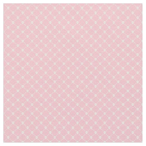 pastel pink halloween skull crossbones print fabric