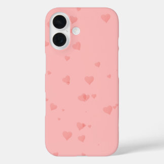 Pastel Pink Hearts Phone Case