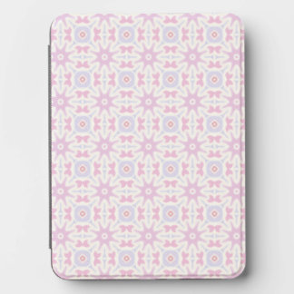 Pastel Pink Lavender Floral Geometric Pattern Kindle Cover