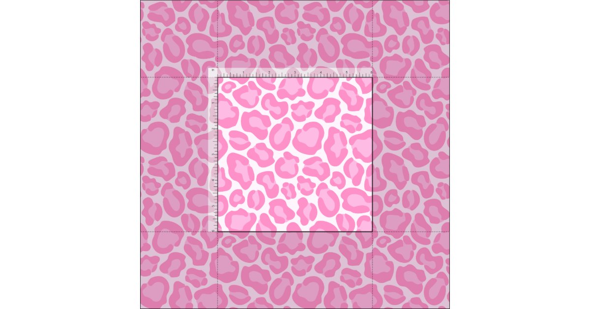 Strawberry Leopard Wild For Pink Full Size Pattern Foil Sheets 9x10.75 500  ct