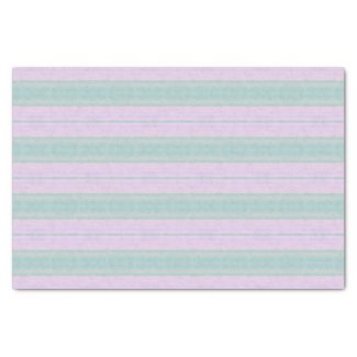 Pastel pink, light green watercolor lines, stripes tissue paper