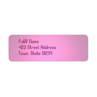 Pastel Pink Mailing Labels