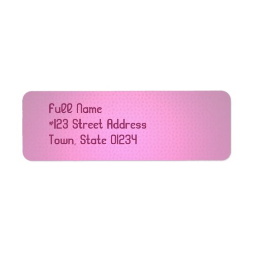 Pastel Pink Mailing Labels