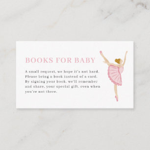 Pastel Pink Nutcracker Books for Baby Card