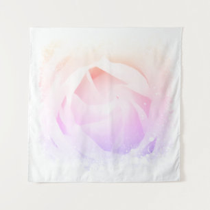 *~* Pastel Pink Peach Rose Floral AR8 Tapestry