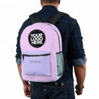 Pastel pink | Personalized Corporate Logo and Text