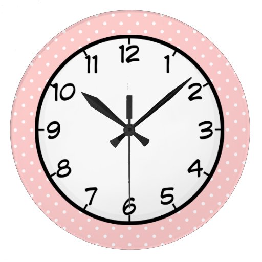 Pink Clocks & Pink Wall Clock Designs | Zazzle