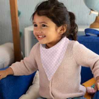 Pastel Pink  polka dots   
