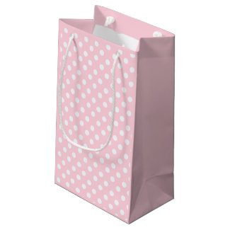 Pastel  Pink  Polka  dots  Gift Bag