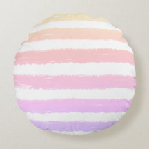 Pastel Pink Purple Yellow Watercolor Stripes
