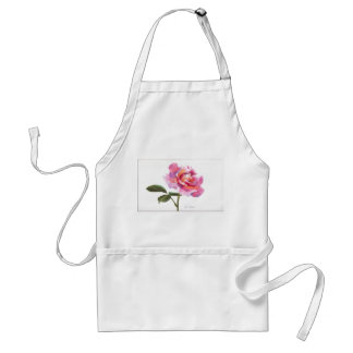 Pastel Pink Rose Adult Apron