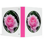 Pastel Pink Rose Binder