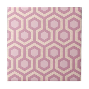 Pastel Pink Rose Gold Sparkle Modern Girly Chic Ceramic Tile