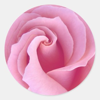 Pastel Pink Rose - Wedding Envelope Seal by JaclinArt at Zazzle