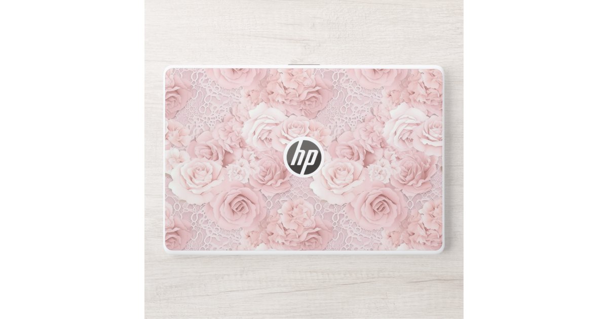 Pastel Pink Roses flower,HP Laptop Skin 15t/15z | Zazzle