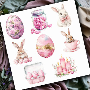 Pastel Pink Set 1 Easter Sticker
