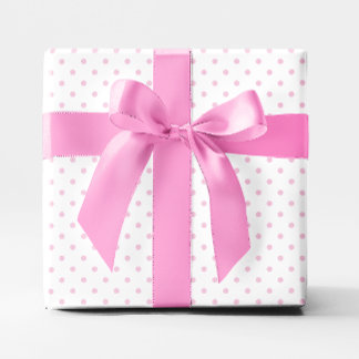 Pastel Pink Small Polka Dot Wrapping Paper