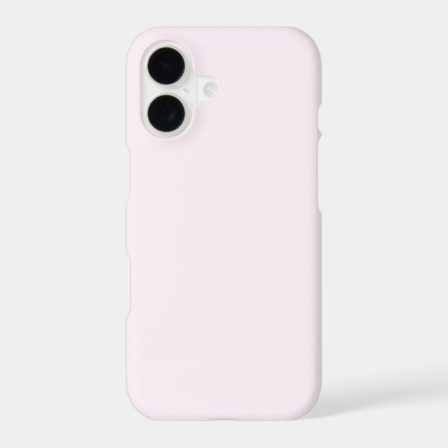 Pastel Pink Solid Color  Case-Mate iPhone Case (Back)
