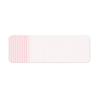 Pastel Pink Stripes. Label