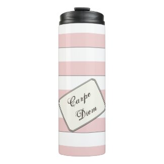 Pastel Pink Stripes on any Color any Text