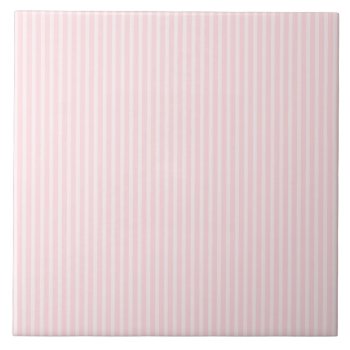 Pastel Pink Stripes. Tile by Graphics_By_Metarla at Zazzle