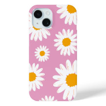 Pastel Pink Sunflower Phone Case - Cute Aesthetic 